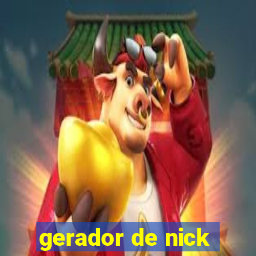 gerador de nick